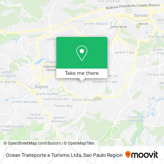 Ocean Transporte e Turismo Ltda map