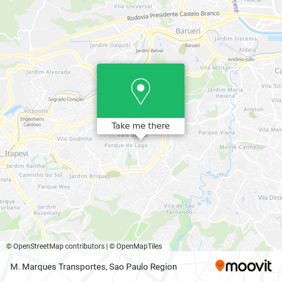 M. Marques Transportes map