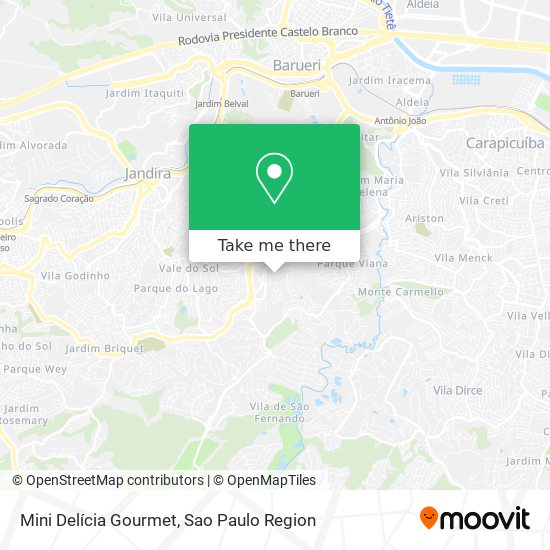 Mini Delícia Gourmet map
