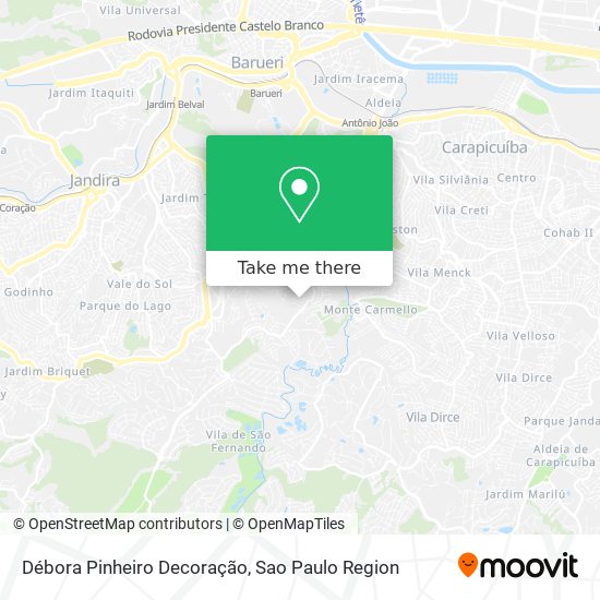Débora Pinheiro Decoração map