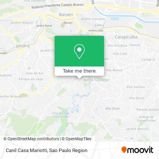 Canil Casa Mariotti map