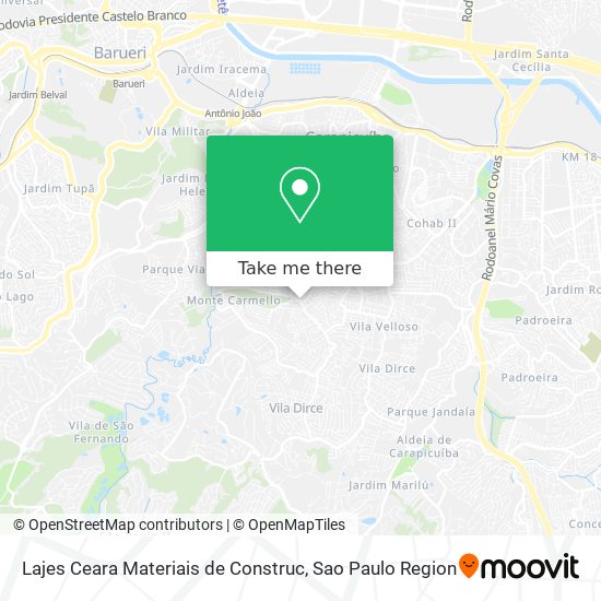 Lajes Ceara Materiais de Construc map