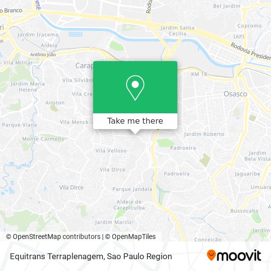 Equitrans Terraplenagem map