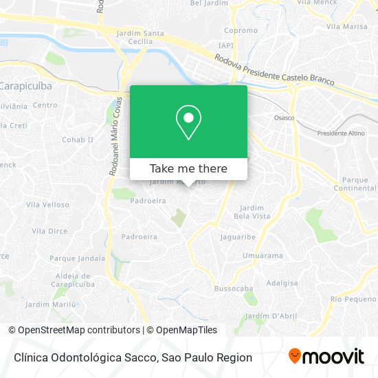 Clínica Odontológica Sacco map