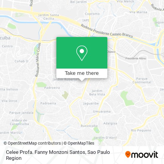 Celee Profa. Fanny Monzoni Santos map