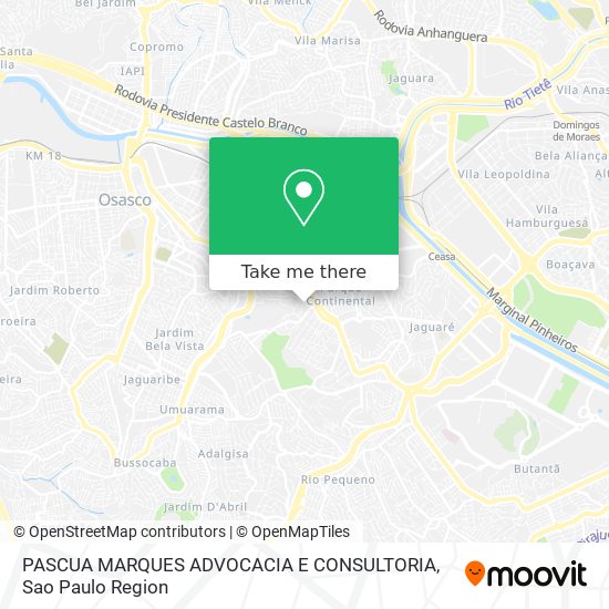 PASCUA MARQUES ADVOCACIA E CONSULTORIA map