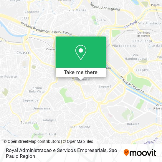 Royal Administracao e Servicos Empresariais map