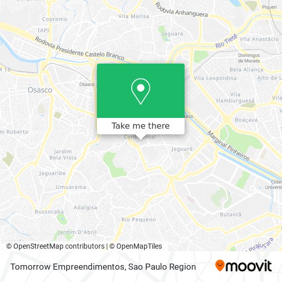 Tomorrow Empreendimentos map