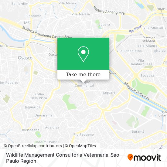 Wildlife Management Consultoria Veterinaria map