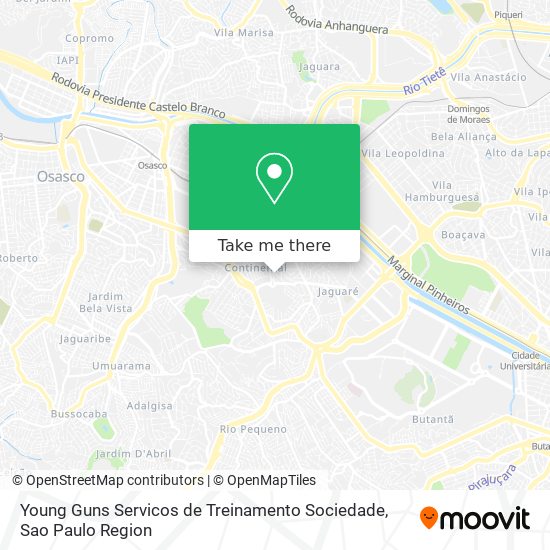 Mapa Young Guns Servicos de Treinamento Sociedade