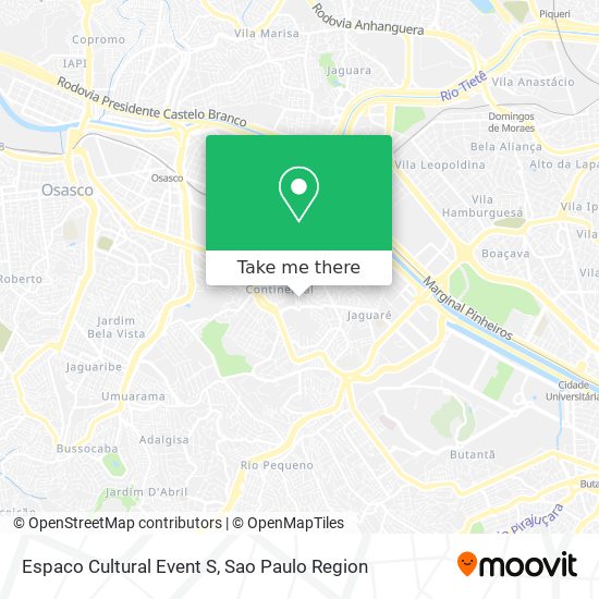 Espaco Cultural Event S map
