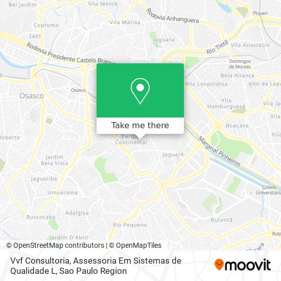 Mapa Vvf Consultoria, Assessoria Em Sistemas de Qualidade L