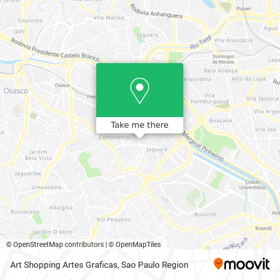 Art Shopping Artes Graficas map
