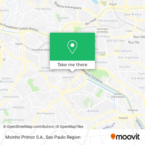 Moinho Primor S.A. map