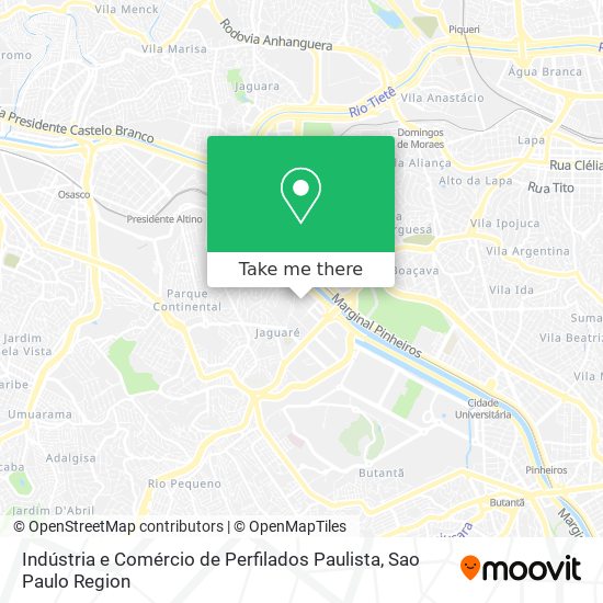 Indústria e Comércio de Perfilados Paulista map