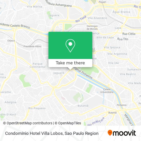 Condomínio Hotel Villa Lobos map