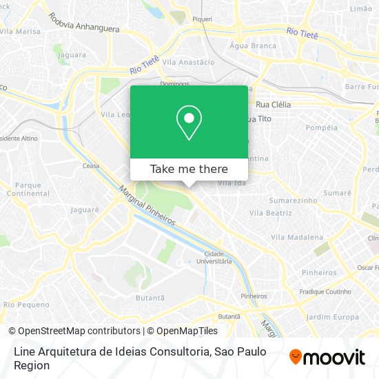 Line Arquitetura de Ideias Consultoria map