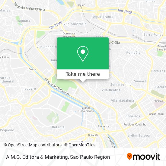 A.M.G. Editora & Marketing map