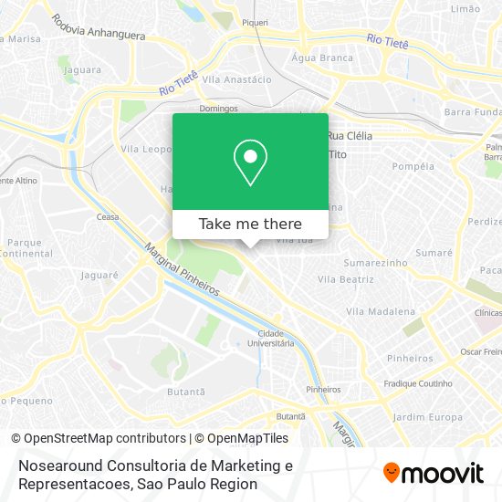 Nosearound Consultoria de Marketing e Representacoes map