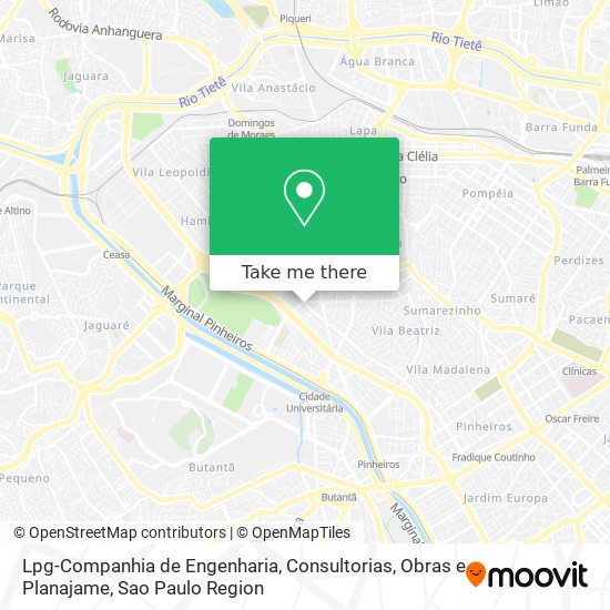 Lpg-Companhia de Engenharia, Consultorias, Obras e Planajame map