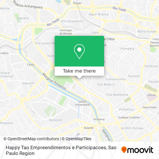 Happy Tao Empreendimentos e Participacoes map