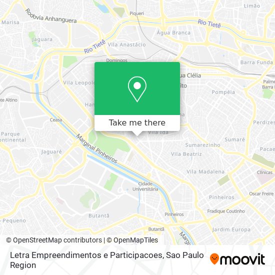 Mapa Letra Empreendimentos e Participacoes