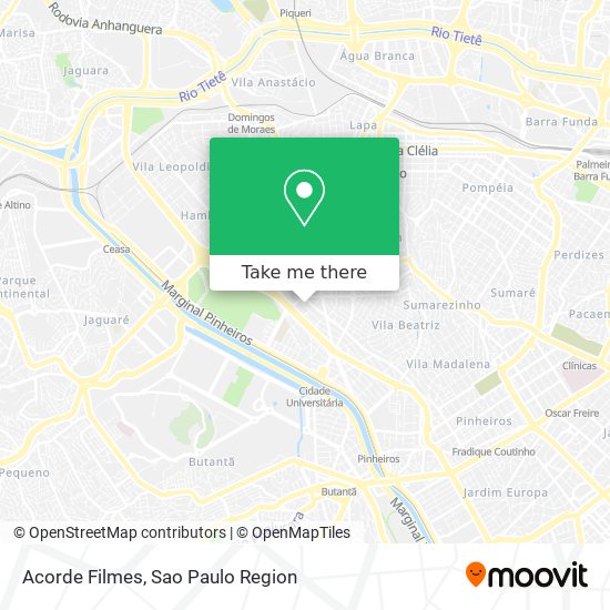 Acorde Filmes map