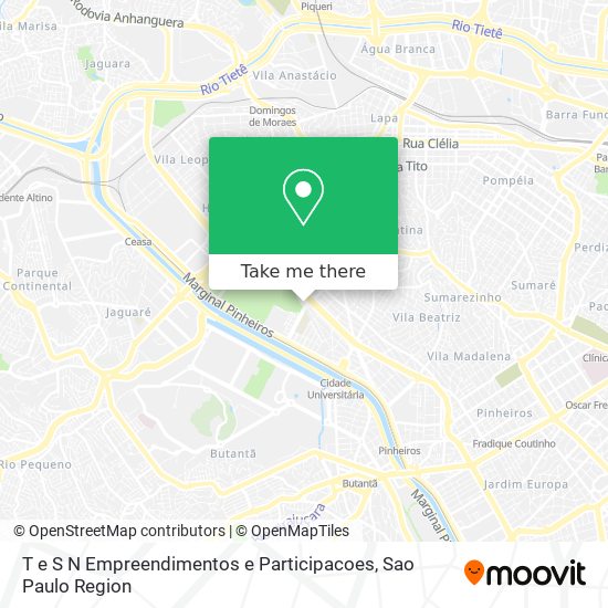 T e S N Empreendimentos e Participacoes map