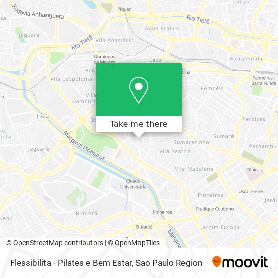 Flessibilita - Pilates e Bem Estar map