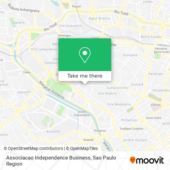 Mapa Associacao Independence Business