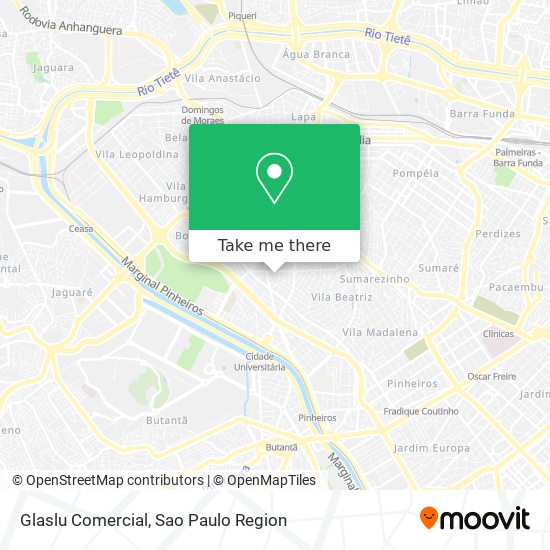 Mapa Glaslu Comercial