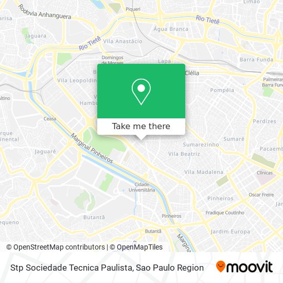 Mapa Stp Sociedade Tecnica Paulista