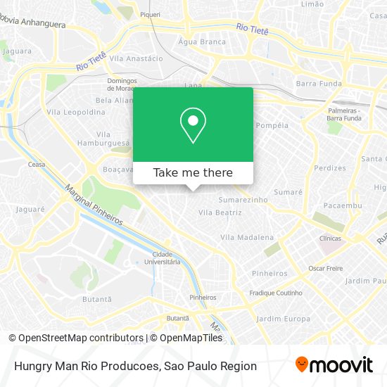 Mapa Hungry Man Rio Producoes