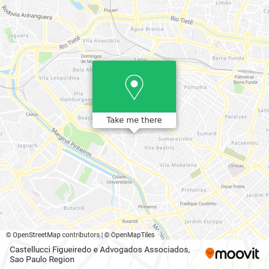 Mapa Castellucci Figueiredo e Advogados Associados