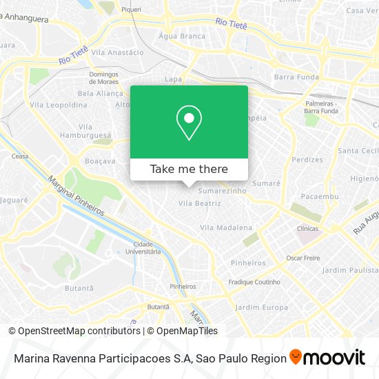 Marina Ravenna Participacoes S.A map