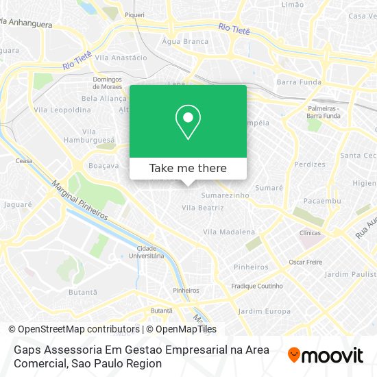 Gaps Assessoria Em Gestao Empresarial na Area Comercial map