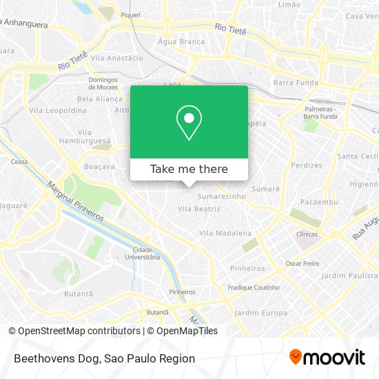 Mapa Beethovens Dog