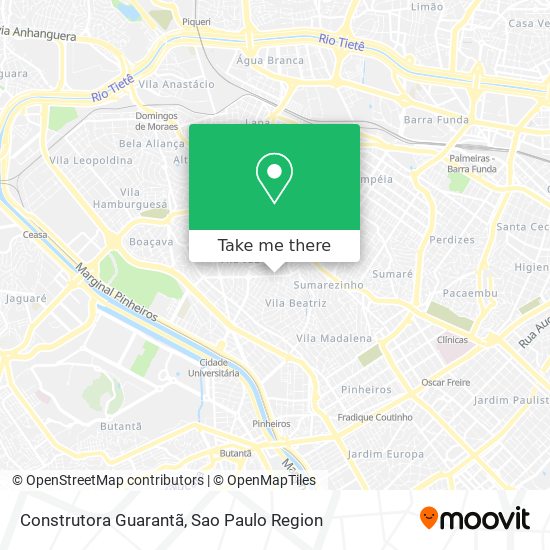 Mapa Construtora Guarantã