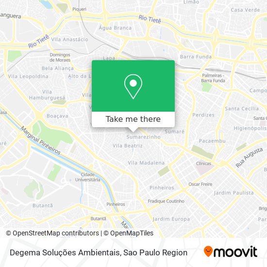 Degema Soluções Ambientais map