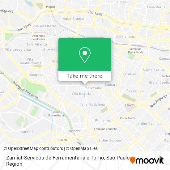 Zamiat-Servicos de Ferramentaria e Torno map
