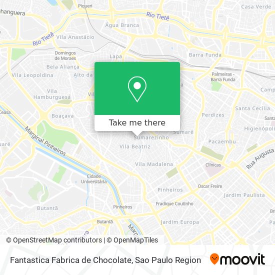 Fantastica Fabrica de Chocolate map