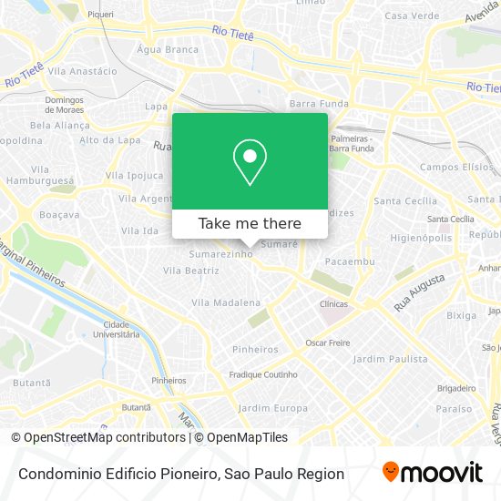 Condominio Edificio Pioneiro map