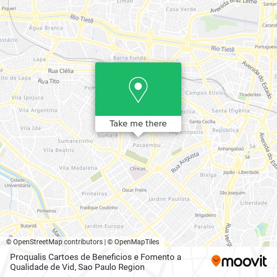 Proqualis Cartoes de Beneficios e Fomento a Qualidade de Vid map