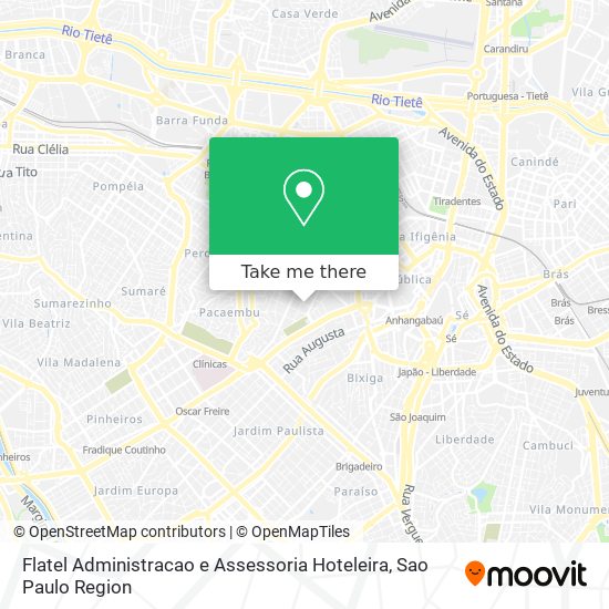 Mapa Flatel Administracao e Assessoria Hoteleira