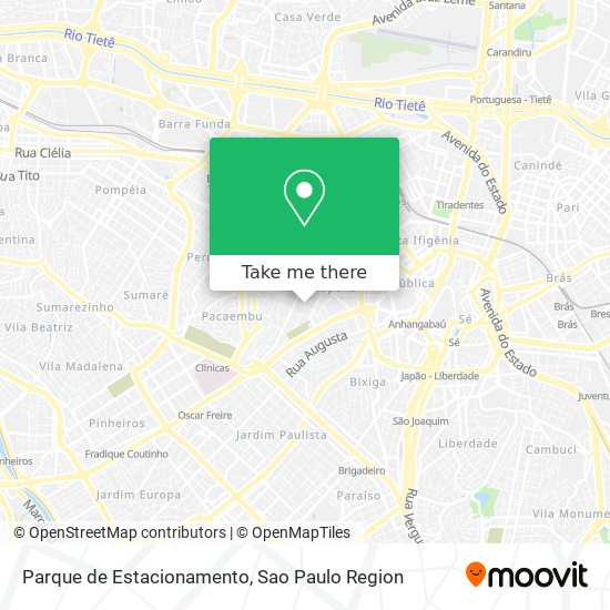 Parque de Estacionamento map