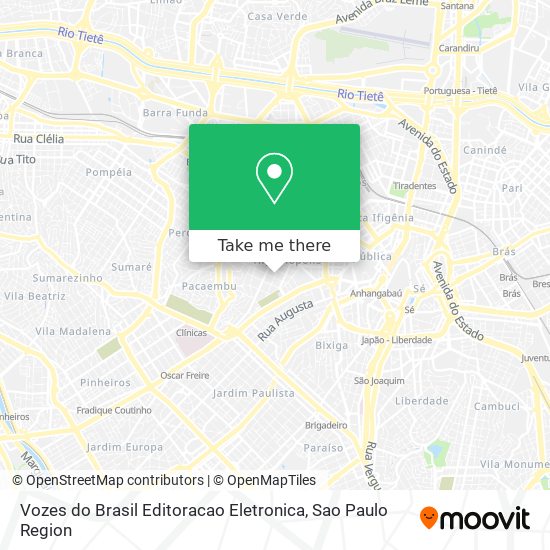 Vozes do Brasil Editoracao Eletronica map