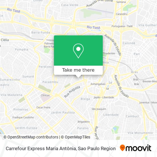 Carrefour Express Maria Antônia map