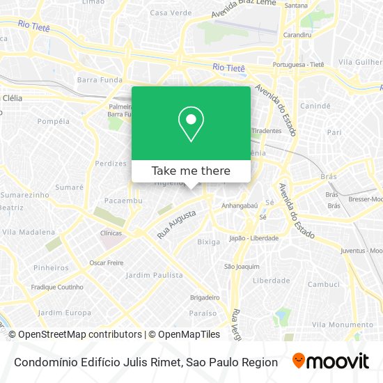 Condomínio Edifício Julis Rimet map