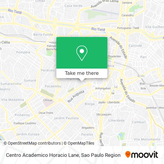 Centro Academico Horacio Lane map