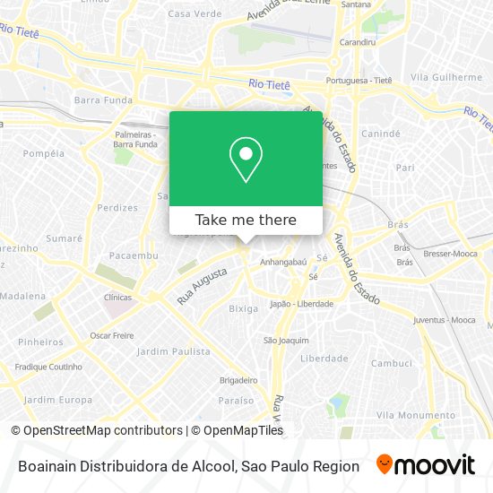 Boainain Distribuidora de Alcool map